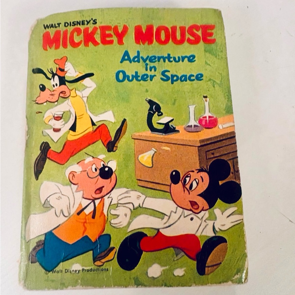 Vintage 1968 Mickey Mouse book